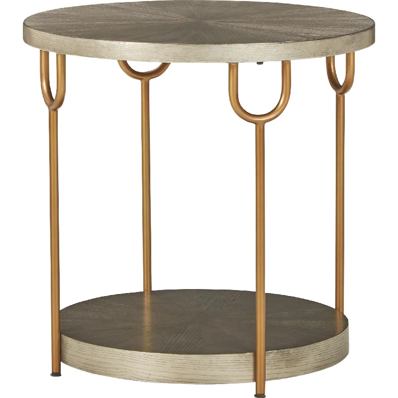 Ranoka End Table - Platinum