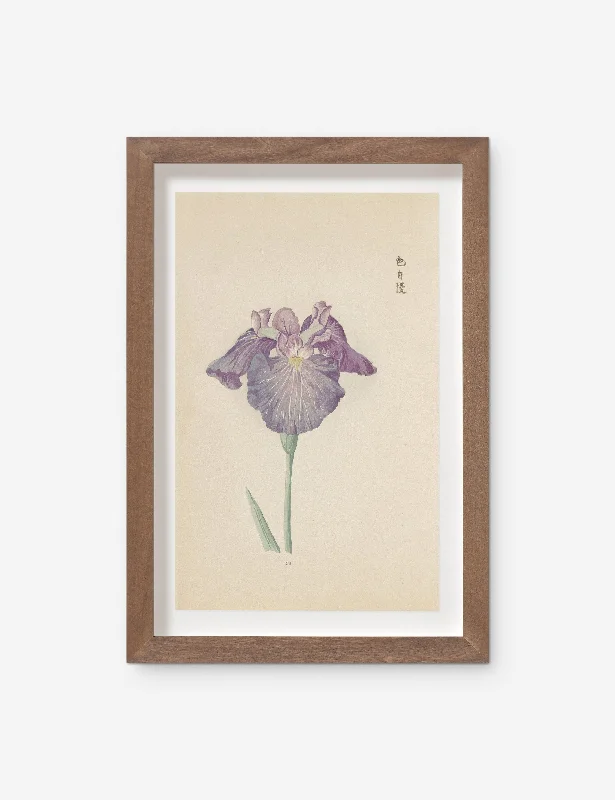 Vintage Japanese Iris No. 29 Wall Art by Miyoshi Manabu