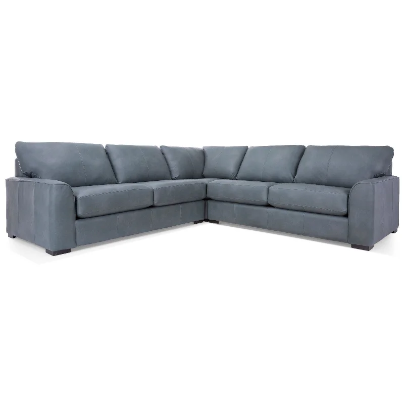 3786 Sectional - Leather