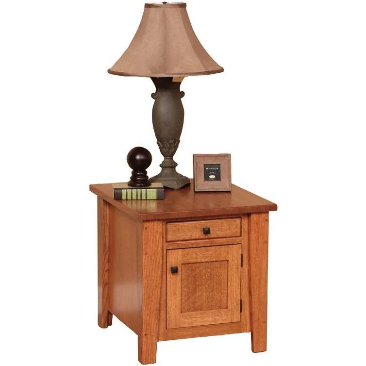 QW Amish Ashford Enclosed End Table