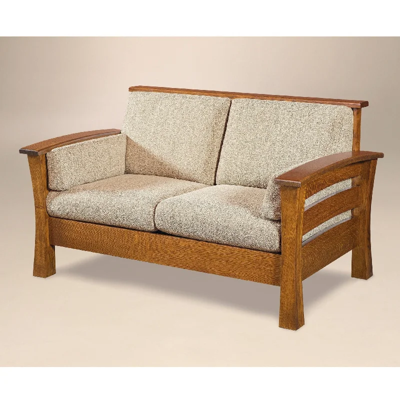 QW Amish Barrington Stationary Loveseat