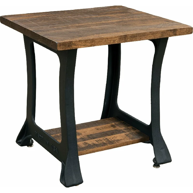 QW Amish Cast Iron End Table