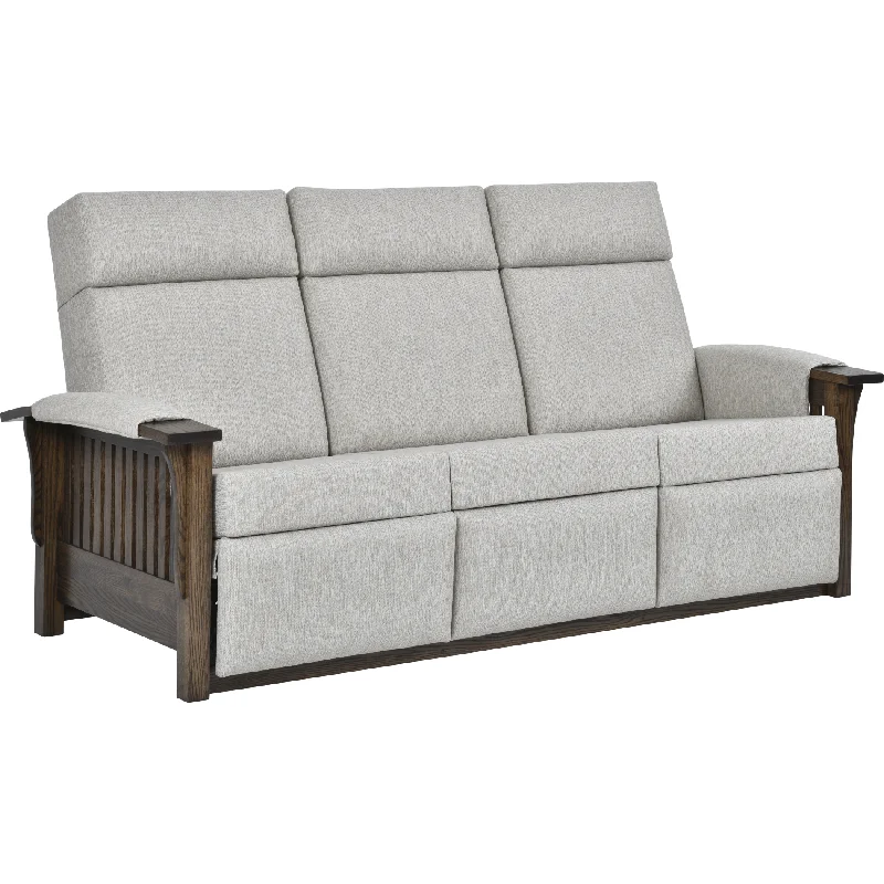 QW Amish Mission Wall Hugger Reclining Sofa