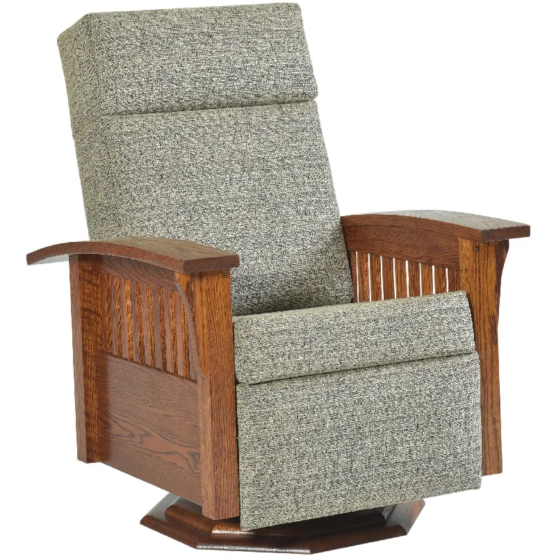 QW Amish Mission Swivel Glider Recliner