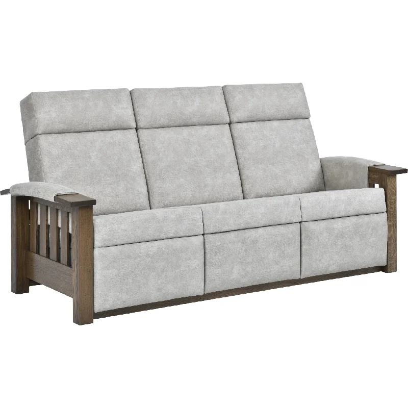 QW Amish Timber Mission Reclining Sofa