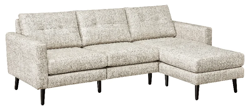 Serene Flat Arm Sofa with Chaise