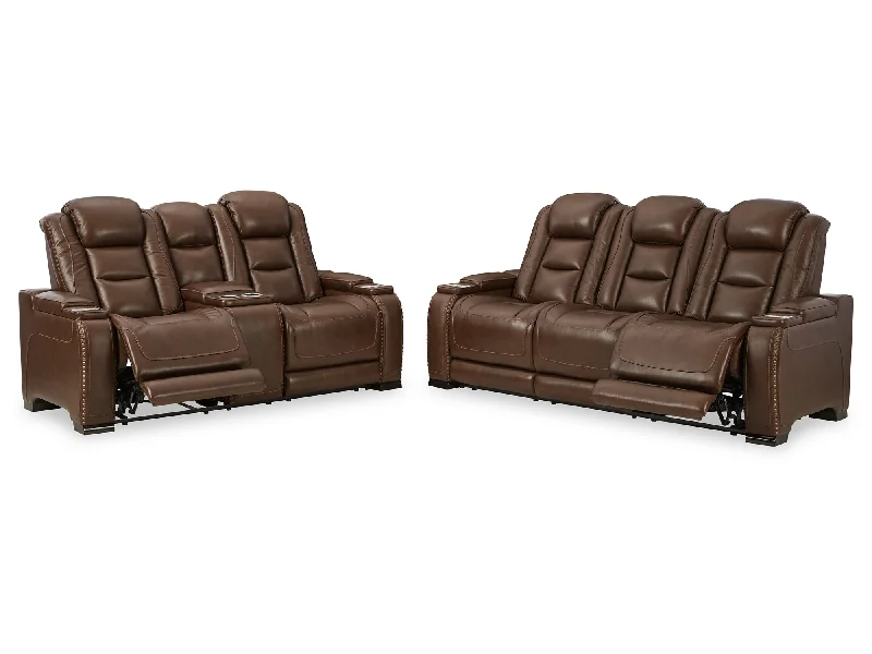 The Man-Den Sofa and Loveseat