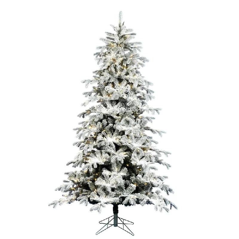 9' x 60" York Spruce Artificial Xmas Tree EZ Dura-lit Color Changing LED.