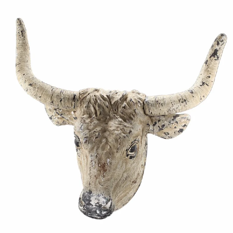 Benzara Artistic Ox Head Wall Piece