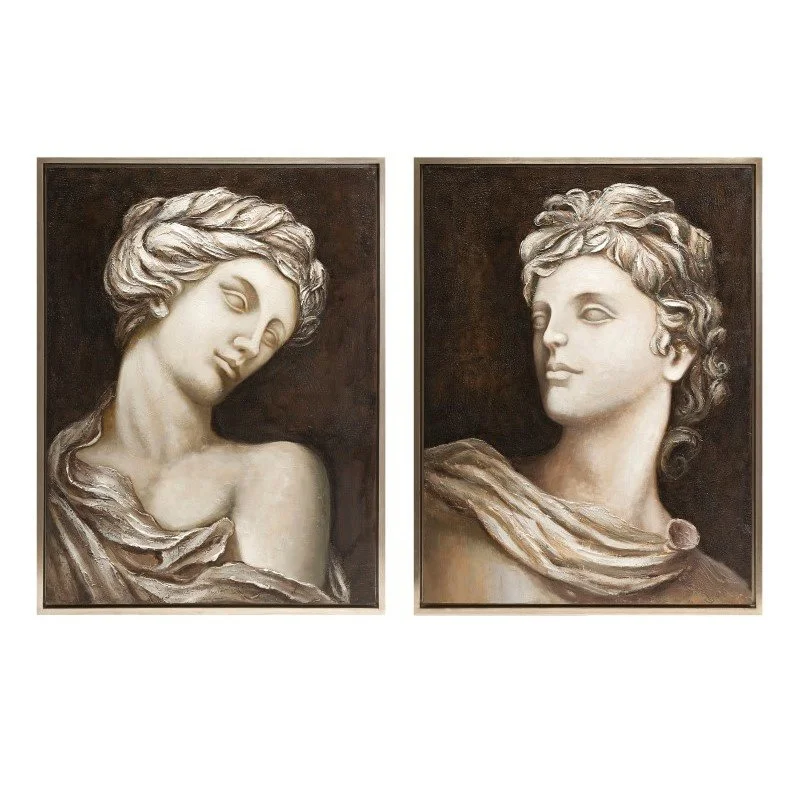 Imax Worldwide Home Daniela Framed Oil Painting- Set of  2