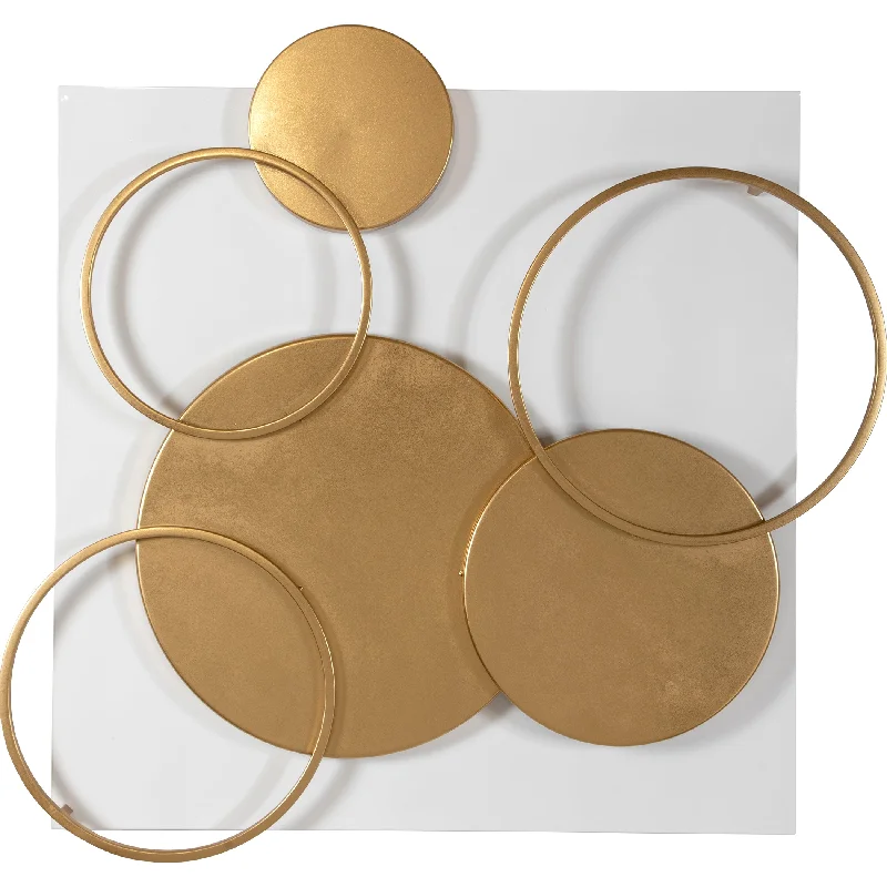 Uttermost 04294 Adagio Golden Disk Wall Art