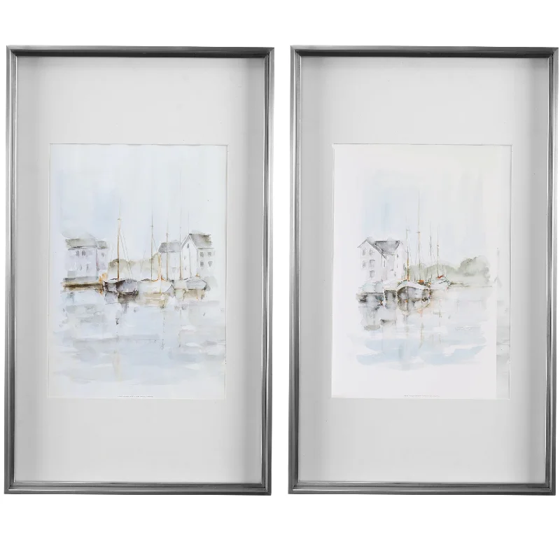 Uttermost 33714 New England Port Framed Prints, Set of 2