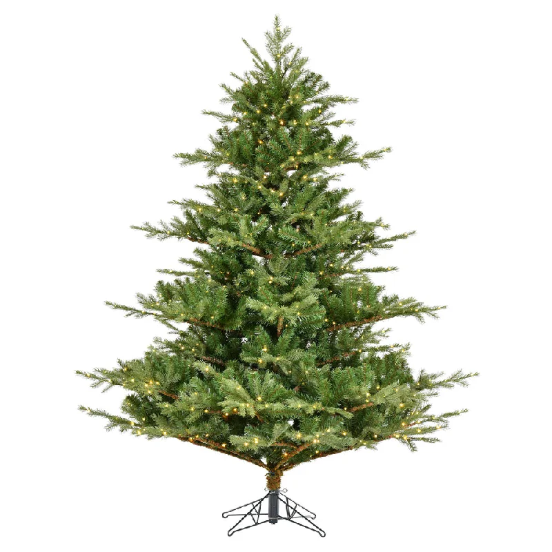 Vickerman  6.5' x 63" Sherwood Fir Tree LED. Features 2216 PE/PVC Tips