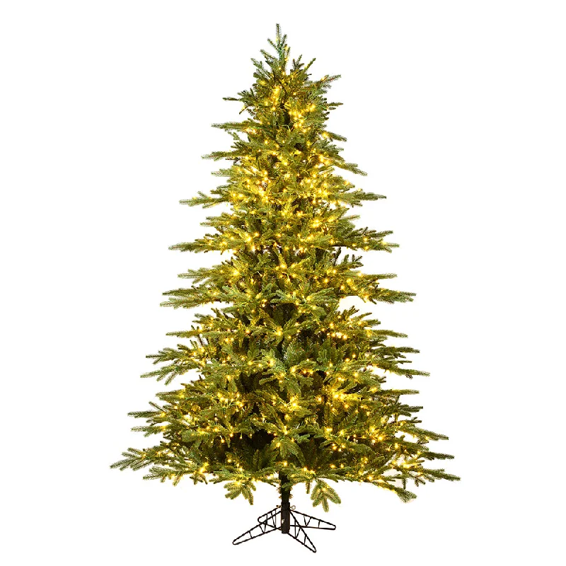 Vickerman 7.5' x 62" Kamas Fraser Fir Tree 1550 Warm White Low Voltage 3MM LED